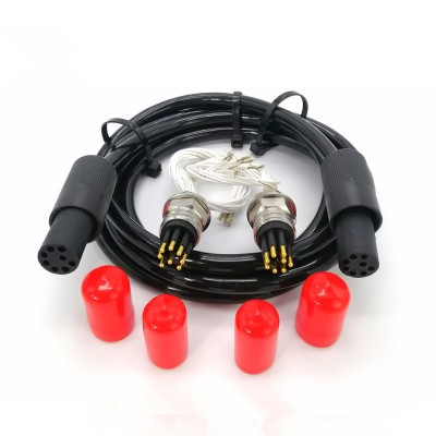 Ip69k Marine Robot Connector Double End 8pin Female Cable Mcil8f Mcbh8m Subconn Micro Circular Underwater Subsea Connector